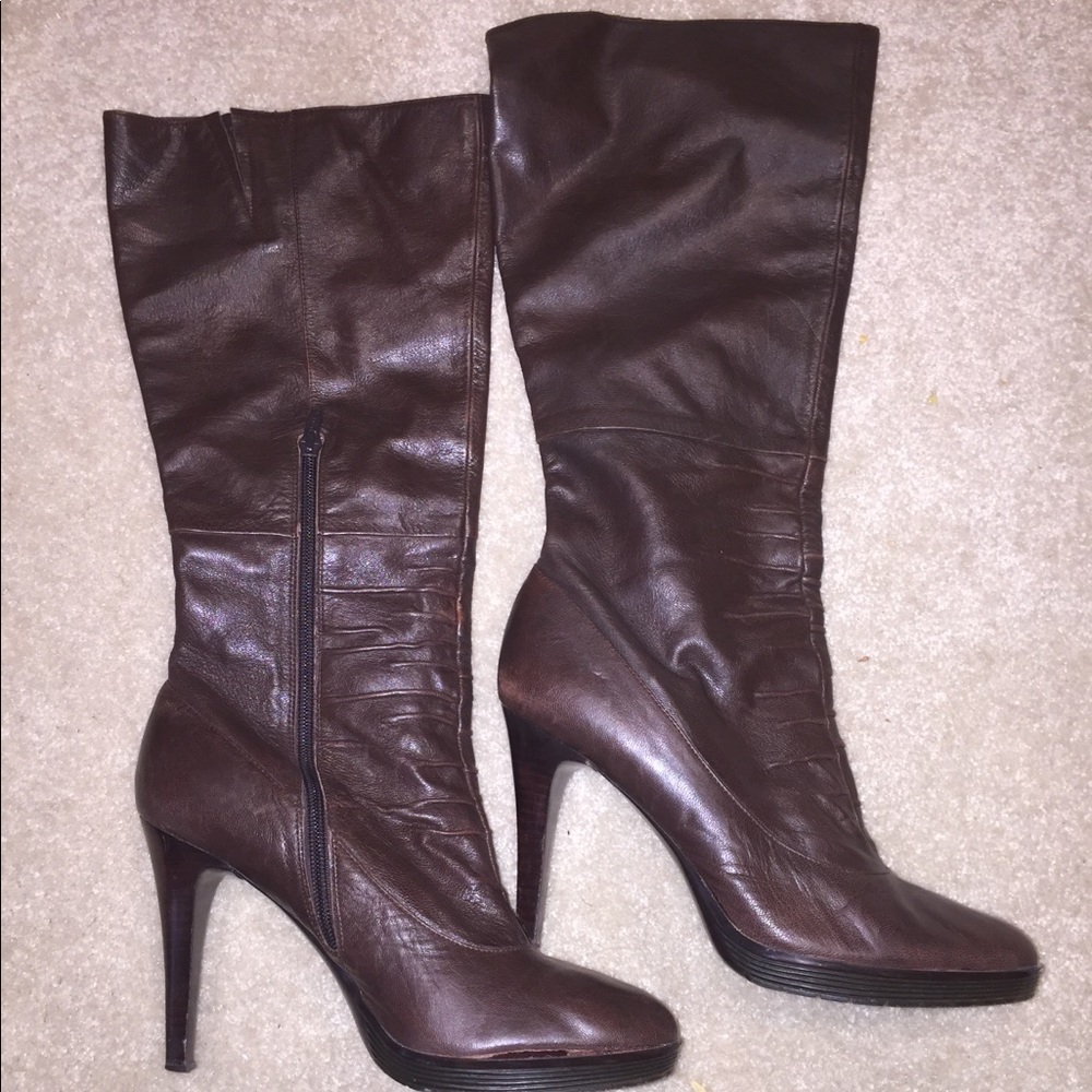 4.5” Calvin Klein heeled boots